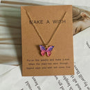 the MONARCH - New Butterfly Pendant Necklace