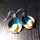 the TEAL PEARL - Bohemian Natural Simplicity Women's Fashion Earrings, Women's Jewelry Gifts, Suitable for Banquet, Romantic Wedding, Valentine's Day Gifts