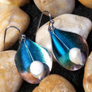 the TEAL PEARL - Bohemian Natural Simplicity Women's Fashion Earrings, Women's Jewelry Gifts, Suitable for Banquet, Romantic Wedding, Valentine's Day Gifts