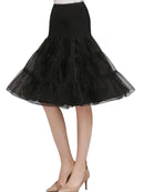 the PETTICOAT - Women's 50s Vintage Tulle Petticoat Half Slip Tutu Underskirt