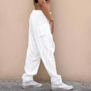 the BAGGY BOHO - Women Low Rise Retro Print Saggy Baggy Casual Hip-Hop Cargo Streetwear Loose Harem Pants