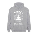 the MANIFESTOR - Manifest That Shit Mandala Law of Attraction Spiritual Hooded Pullover/Hoodies
