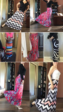 the PENCIL SKIRT - Spring Elastic High-Waist Long Printed Maxi Pencil Skirt