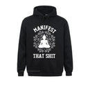 the MANIFESTOR - Manifest That Shit Mandala Law of Attraction Spiritual Hooded Pullover/Hoodies