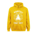 Manifest That Shit Mandala Law Of Attraction Spiritual Hooded Pullover Normcore Fitness Autumn Hoodies Cheap Sportswears Women