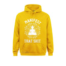 the MANIFESTOR - Manifest That Shit Mandala Law of Attraction Spiritual Hooded Pullover/Hoodies