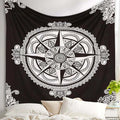 the MANDALA - Print Tapestry Wall Hanging Carpet Throw Yoga Beach Mat Wall Art Tapestry Decorations