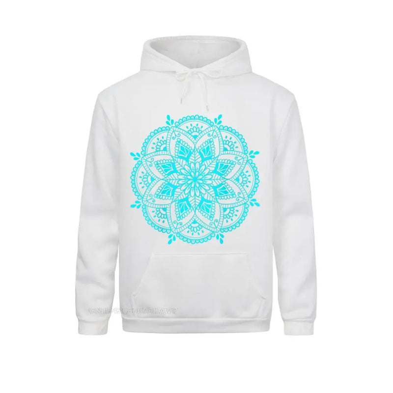 Design Mandala Flower Symbol Spiritual Yoga Mantra Tee Women&