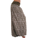 the HERD OF ELEPHANTS - Women's Boho Elephant Print Low Waist Long Loose Baggy Bloomer Pants