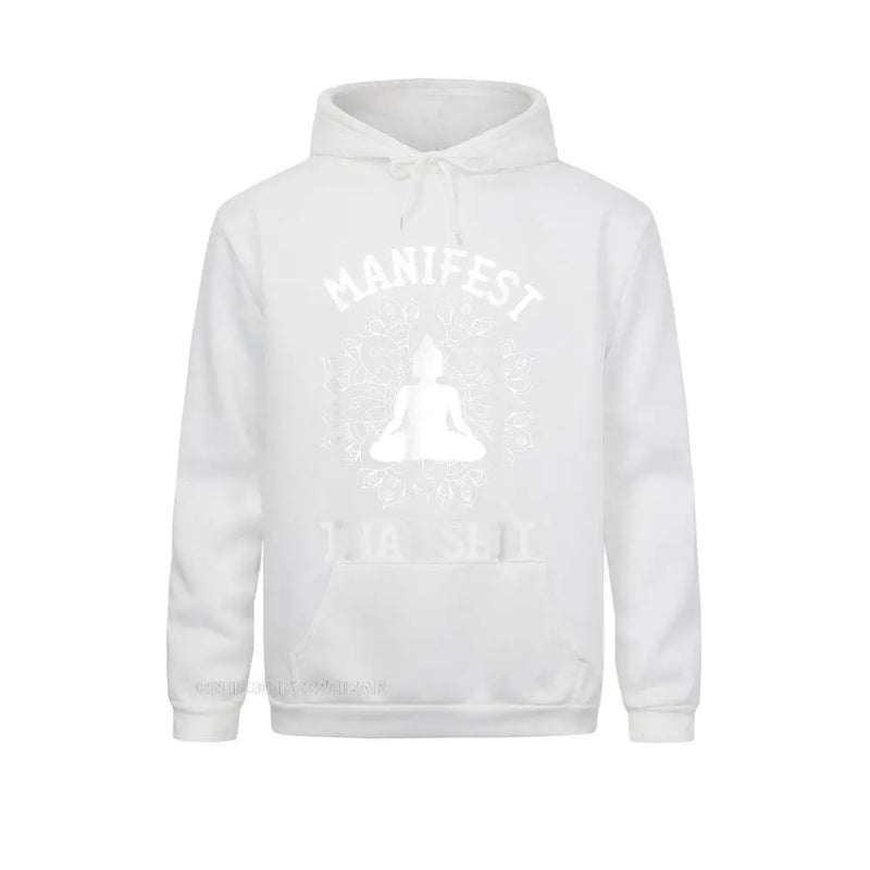 Manifest That Shit Mandala Law Of Attraction Spiritual Hooded Pullover Normcore Fitness Autumn Hoodies Cheap Sportswears Women