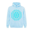 the MANDALA - Flower Symbol Spiritual Yoga Mantra Oversized Hoodies Sweatshirts