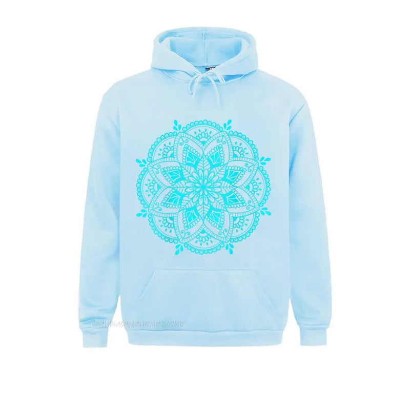 Design Mandala Flower Symbol Spiritual Yoga Mantra Tee Women&