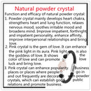 the HOLOGRAM - Geometric Natural Pink Crystal Energy Bracelet, Stainless Steel Leather Rope Bracelet