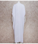 the BOHO KAFTAN - Bohemian Printed V-Neck Batwing Sleeve Long Loose Summer Moroccan Kaftan Dress for Women