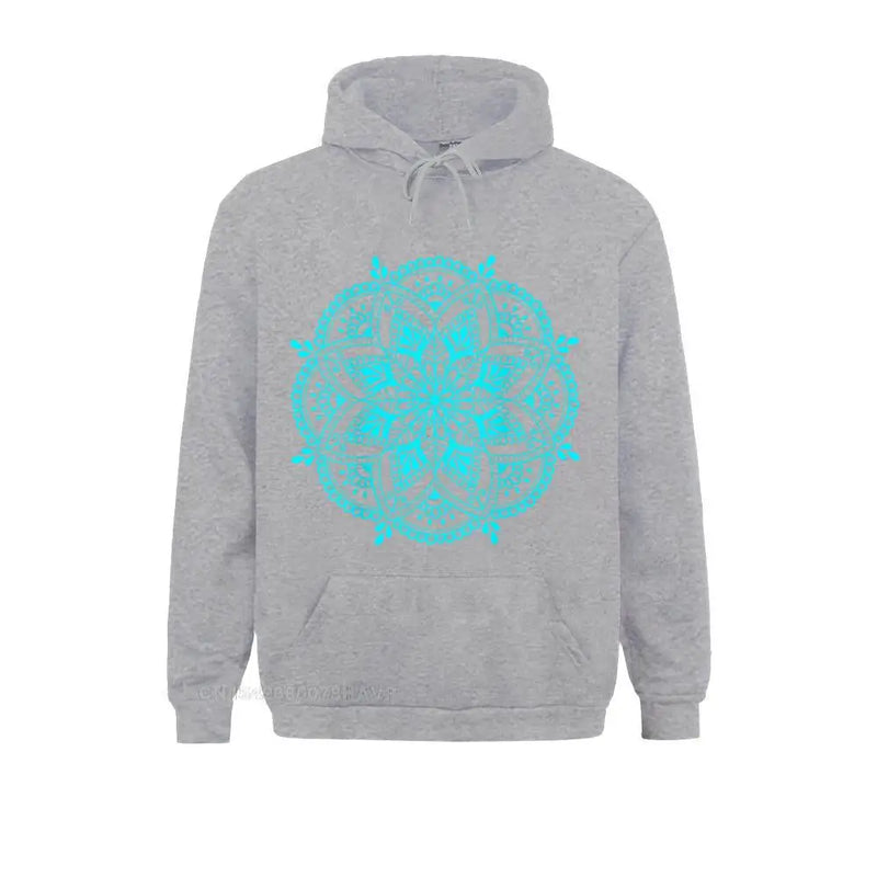 Design Mandala Flower Symbol Spiritual Yoga Mantra Tee Women&