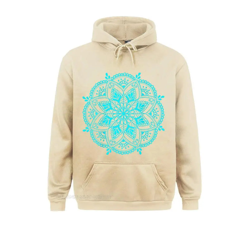 Design Mandala Flower Symbol Spiritual Yoga Mantra Tee Women&