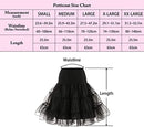 the PETTICOAT - Women's 50s Vintage Tulle Petticoat Half Slip Tutu Underskirt