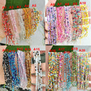 the LAYERED BOHO - Women's Imitation Pearl Necklace Choker Seed Beads Rainbow Stainless Steel Clasp Sailor Buckle Base Chain Gold Color Boho