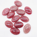 the STRAWBERRY STONE - 1pc Natural Strawberry Quartz Energy Reiki Stone. Crystal Quartz Healing, High Quality Gemstone for Gifts