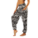 the AZTEC BOHO - Hippie Harem Soft Bloomer Sports Dance Boho Jogger Pants with Pockets