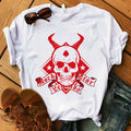 Women&#39;s T-shirt Harajuku Skull Deer Camouflage Burlap Turban T-shirt Clothes Short Sleeve Graphic T-shirt Tops in the Woods