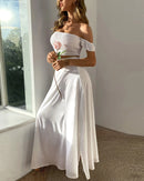 the SALSA BOHO - Elegant Bohemian Summer Sexy 2 Piece Sets Top and Skirt for Women