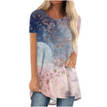 New Colourful Floral 3D Print T-Shirts Streetwear Women Casual Short Sleeve T Shirt Oversized Tunic Y2K Tops Tees Woman Clothing