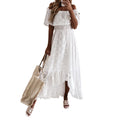 Trendy Casual Summer White Dress for Women Cover-ups Outfits New Boho Hippie Chic Long Maxi Dresses Elegant Party Beachwear