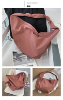 the MESSENGER - Canvas Totes Bags, Women Casual Handbags, Solid Color Shoulder Bag, Simple Messenger Bag Purses