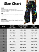 the CAT BOHOS - Urban Street Fashion Casual Loose Long Style Cartoon Cat Color 3D Printed Double Side Pocket Pants
