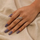 the SERPENT - Fashion Sliver Color Cubic Zirconia Snake Ring for Women Open Adjustable Finger Rings