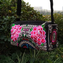 the CARPET BAG - New Vintage Women Handbag, Vintage Tote Messenger, Hippie Ethnic Shoulder Bag Embroidery Boho