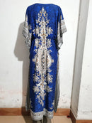 the BOHO SMOCK - Bohemian V-Neck Short Sleeve Beach Smock Summer Loose Casual Sunscreen Print Boho Long Dresses For Women