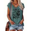 the BEACH TANK - Spring/Summer Fashion Letter Printed Sleeveless Beach Tank Tops for Women