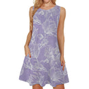 the EXOCTIC BOHO - Bohemian Hawaiian Style Summer Sleeveless Short Skirt Fashion Beach Surfing Party Dress for Women