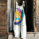 the BOHO OVERALLS - Women's Summer Bohemian Casual Loose Jumpsuit