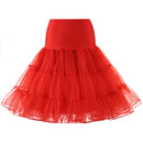 the PETTICOAT - Women's 50s Vintage Tulle Petticoat Half Slip Tutu Underskirt