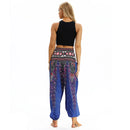 the BIKRAM - Women's Casual Loose Baggy Boho Yoga Hippie Hammer Harem Pants