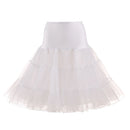 the PETTICOAT - Women's 50s Vintage Tulle Petticoat Half Slip Tutu Underskirt