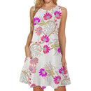 the EXOCTIC BOHO - Bohemian Hawaiian Style Summer Sleeveless Short Skirt Fashion Beach Surfing Party Dress for Women