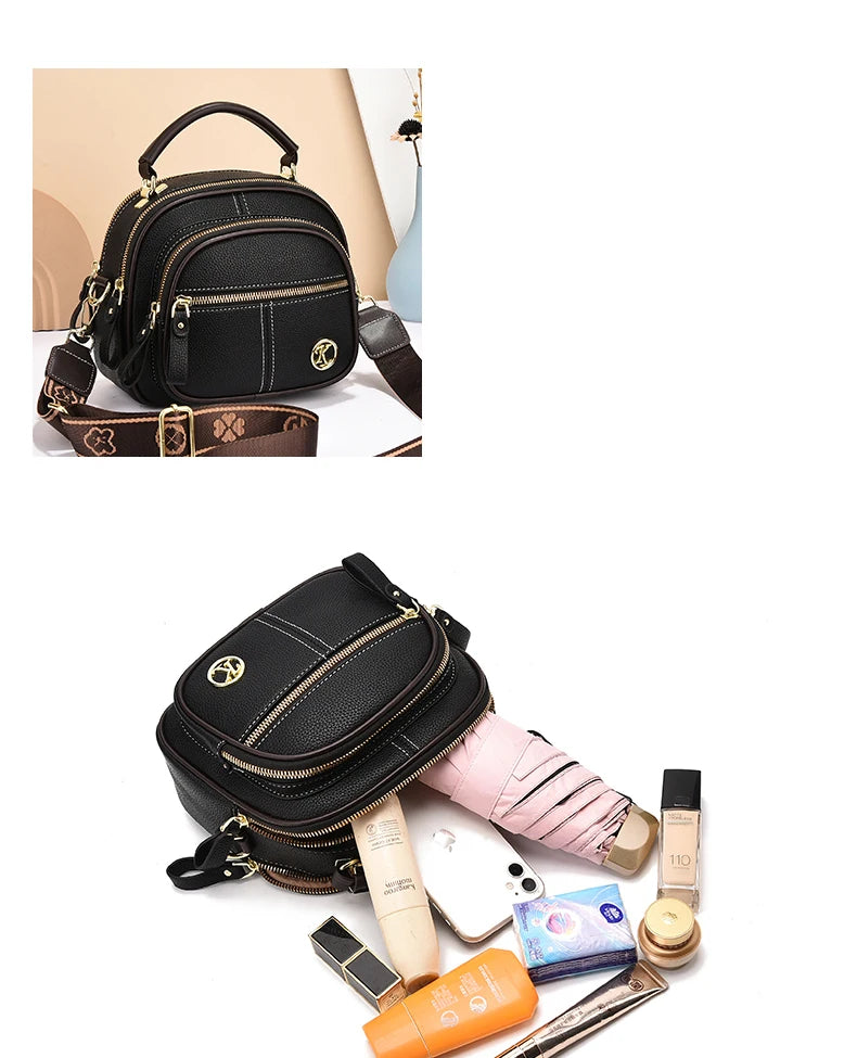 the BARREL BAG - Mini Fashion Crossbody Bag, Trendy Multi-Layer Shoulder Bag, Women's Casual Handbag & Purse