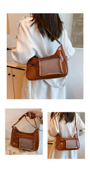 the SEE ME NOW - Shoulder Bag Women Transparent Bag, School Crossbody Bag, Female Japanese Designer Preppy Handbag/Purse