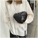 the GOTHIC HEART - Gothic Heart Blade Zipper Chain Crossbody Bags for Women/Girl, Casual Shoulder Purses Handbags