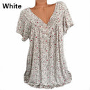 the BAGGY BOHO BLOUSE - Casual Large Size V-Neck Fashion Summer Printed Loose Bottoming Bohemian Shirt