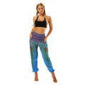 Women's Clothing Harem Pants, Bohemian Yoga Pants,Flowy Trouser Yoga Boho Hippie Clothes Pilates Pants with Pocket