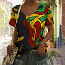 the GROOVY GIRL - Hippie Fashion Short Sleeve Print Large Size Loose T-Shirts for Women