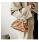 the BASKETWAVE - Luxury Brand Shoulder Bag for Women, Fashion Embroidered Thread Messenger Bag, Cute Purse Crossbody Bag, Designer Clutch Hobos