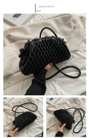 the BASKETWAVE - Luxury Brand Shoulder Bag for Women, Fashion Embroidered Thread Messenger Bag, Cute Purse Crossbody Bag, Designer Clutch Hobos