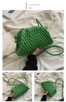 the BASKETWAVE - Luxury Brand Shoulder Bag for Women, Fashion Embroidered Thread Messenger Bag, Cute Purse Crossbody Bag, Designer Clutch Hobos