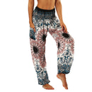the AZTEC BOHO - Hippie Harem Soft Bloomer Sports Dance Boho Jogger Pants with Pockets